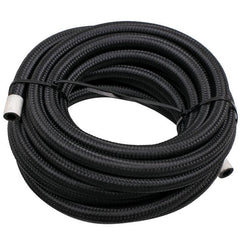 油管6AN 20FT Fuel Nylon Stainless Steel Braided Oil Hose Fittings AN6