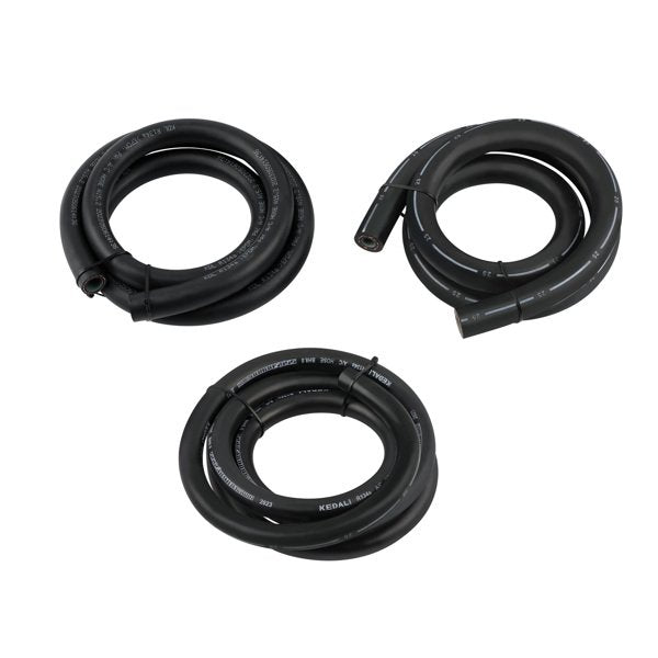 空调管件 134a A/C AC Air Conditioning Hose &amp; Fittings &amp; O-Ring Kit with Black Drier